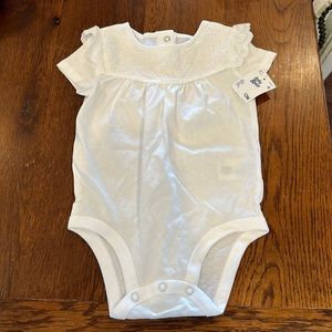 Oshkosh B’gosh NWT White Bodysuit